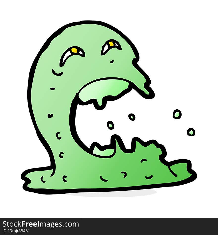 cartoon gross ghost