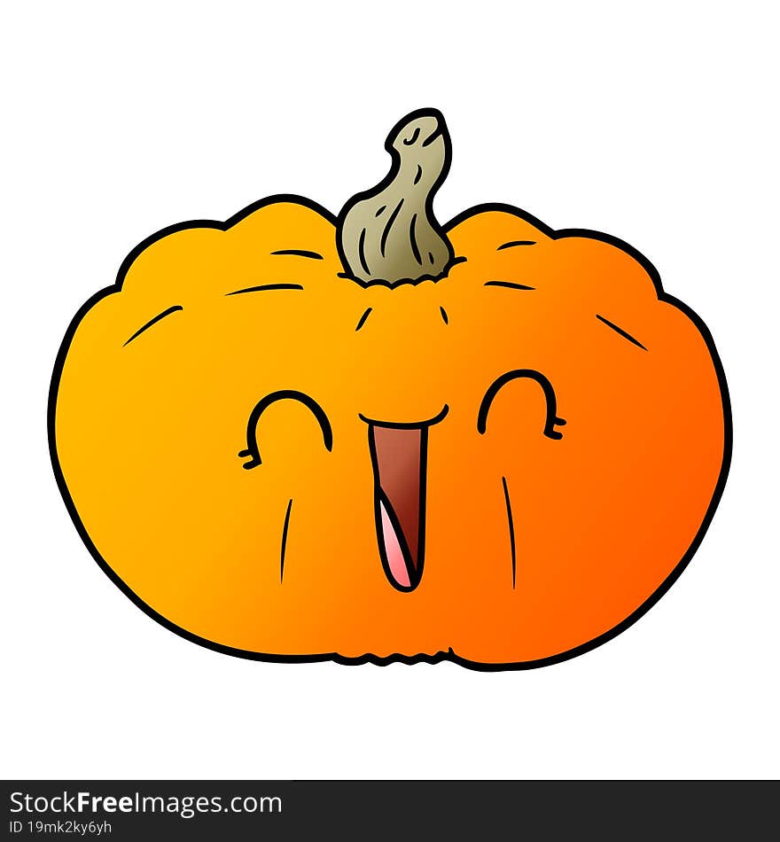 cartoon pumpkin. cartoon pumpkin