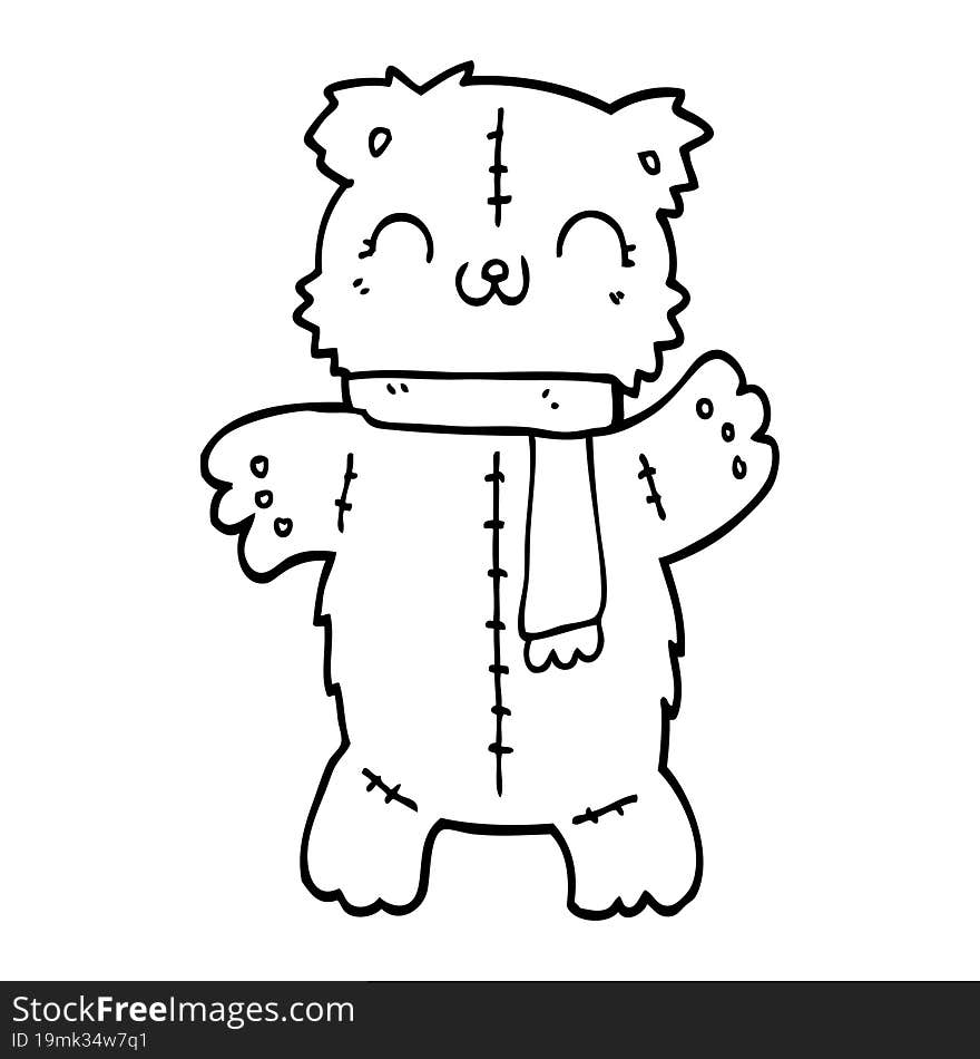 Cartoon Teddy Bear