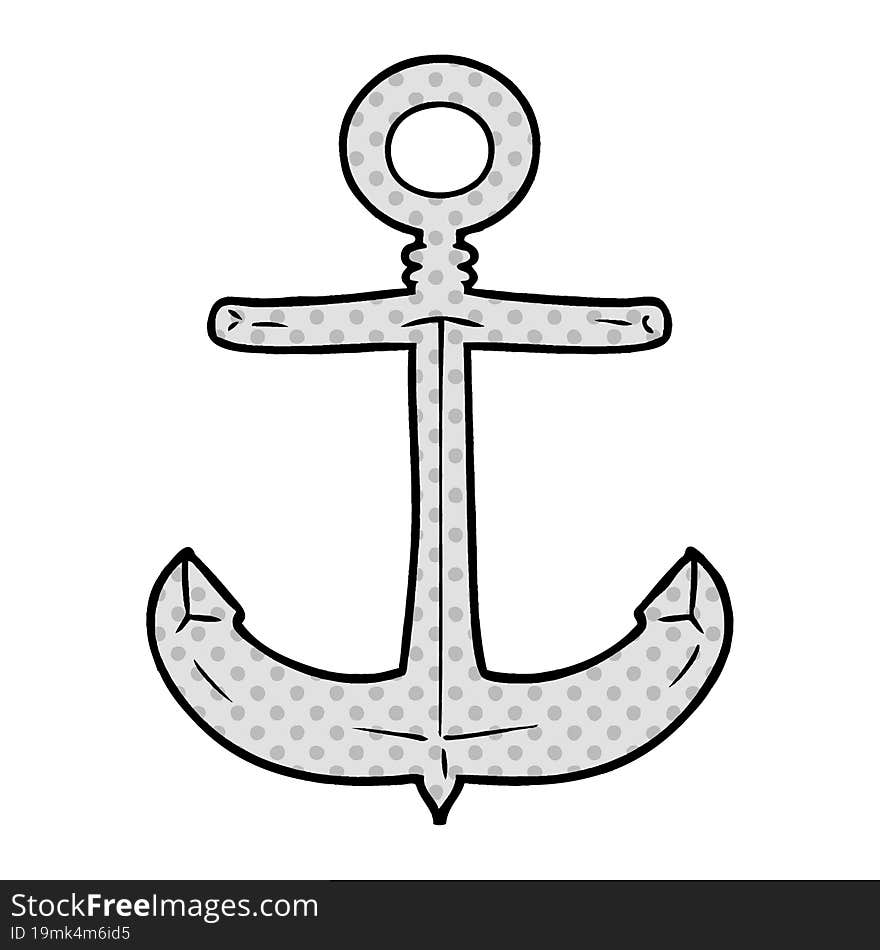 cartoon anchor. cartoon anchor