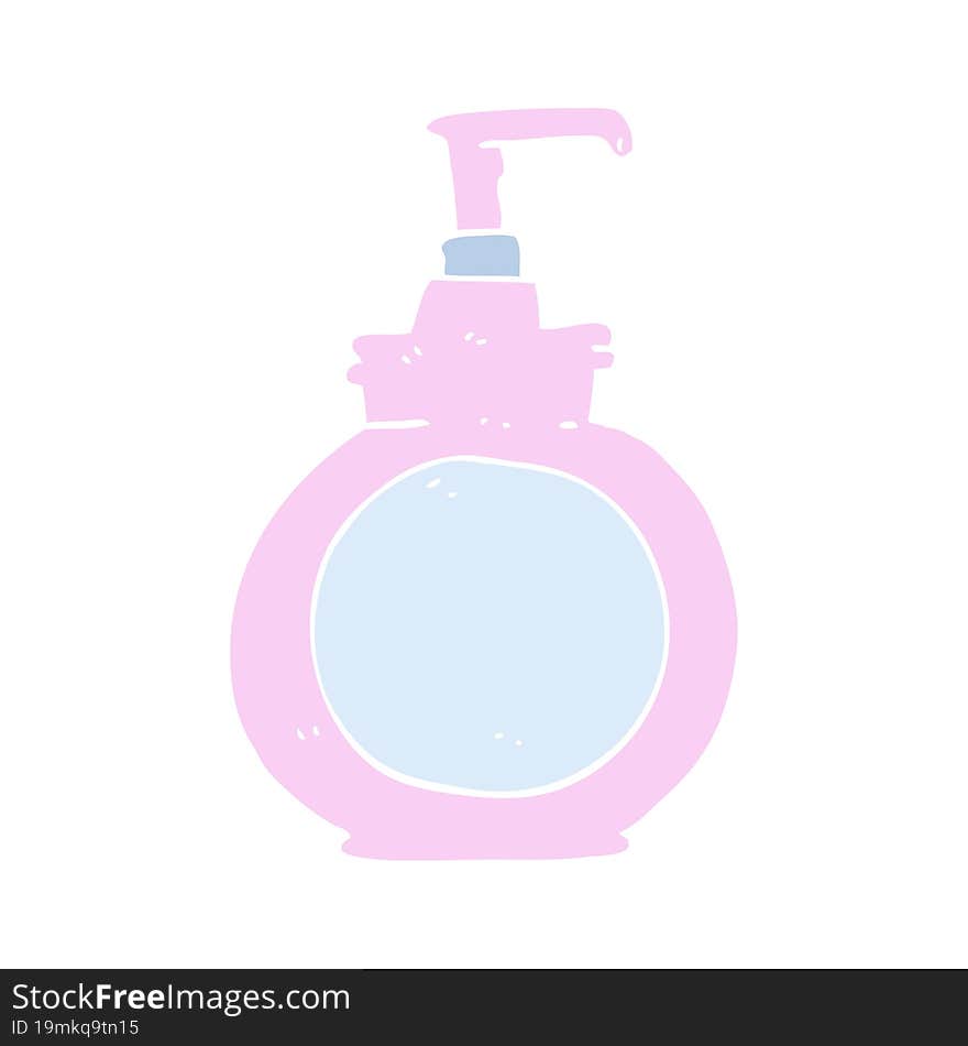 flat color illustration of hand wash. flat color illustration of hand wash