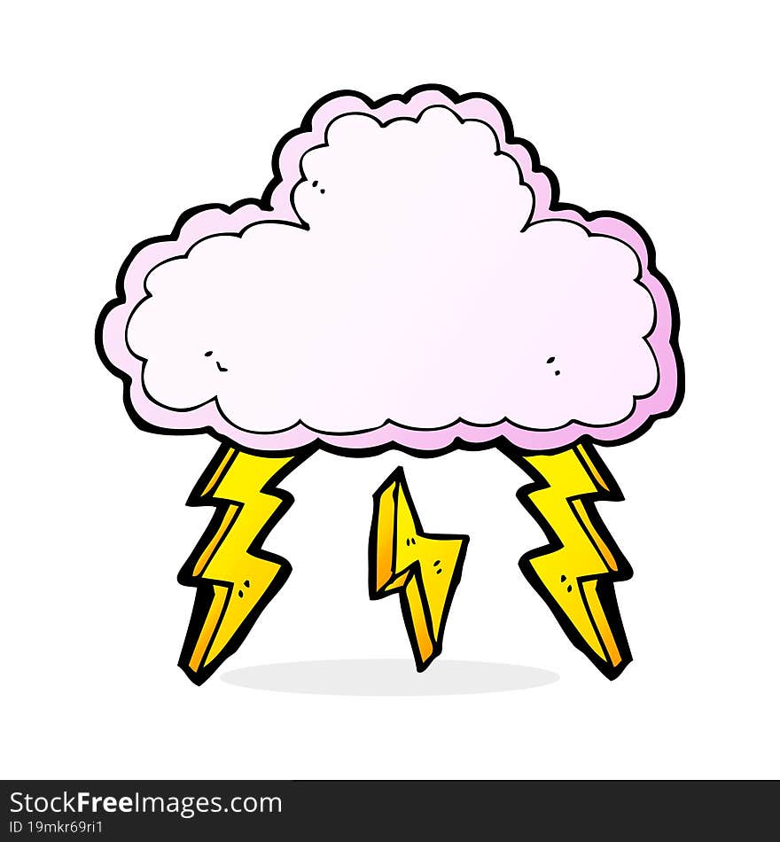 cartoon cloud symbol