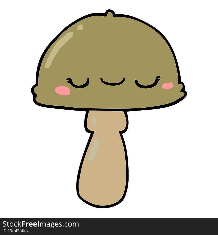 cartoon mushroom