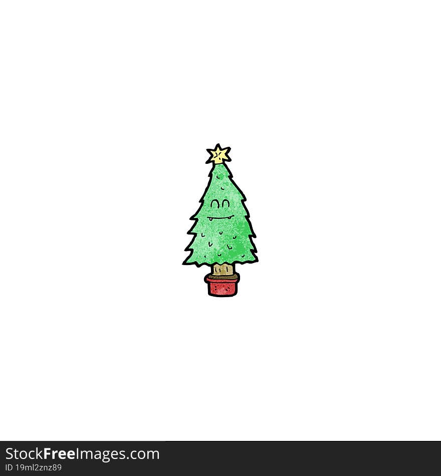 Cartoon Christmas Tree