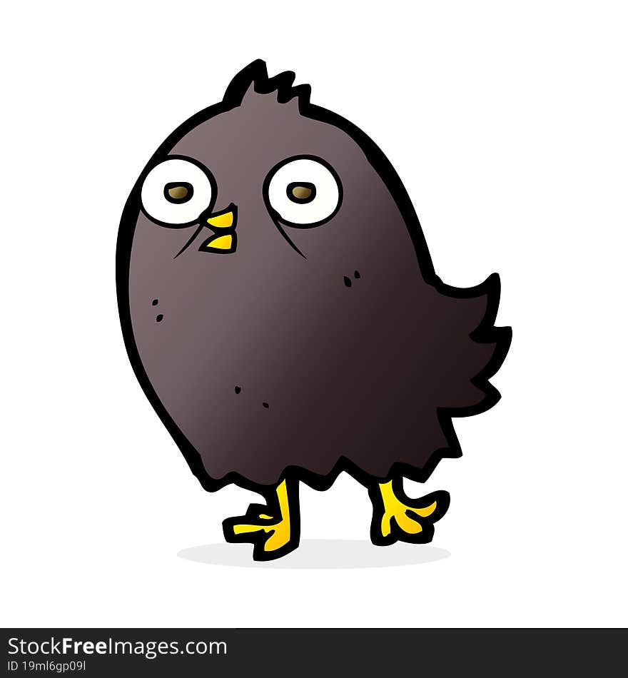 Funny Cartoon Bird