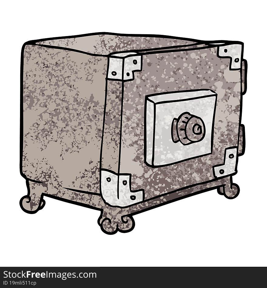 cartoon traditional safe. cartoon traditional safe