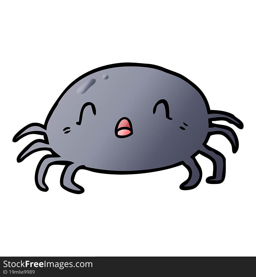 cartoon halloween spider. cartoon halloween spider