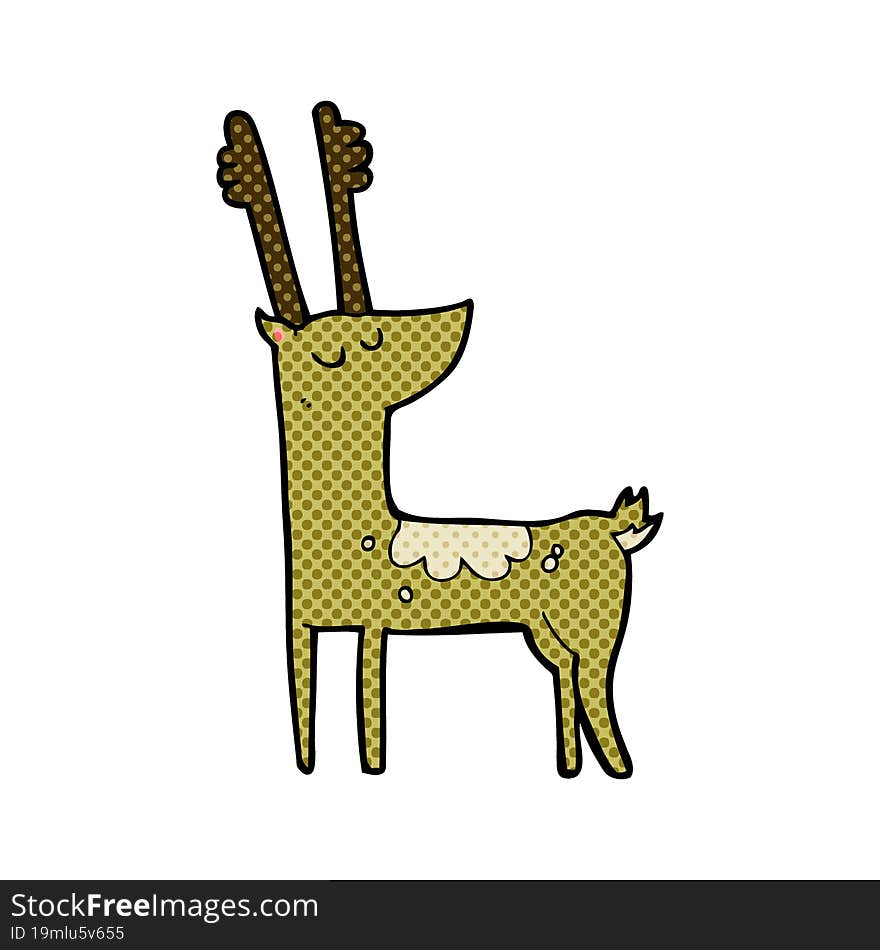 cartoon deer