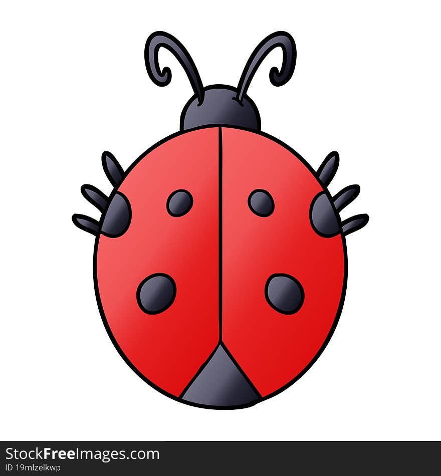 cartoon ladybug. cartoon ladybug