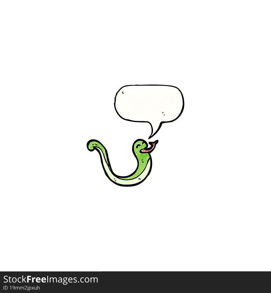 hissing snake cartoon