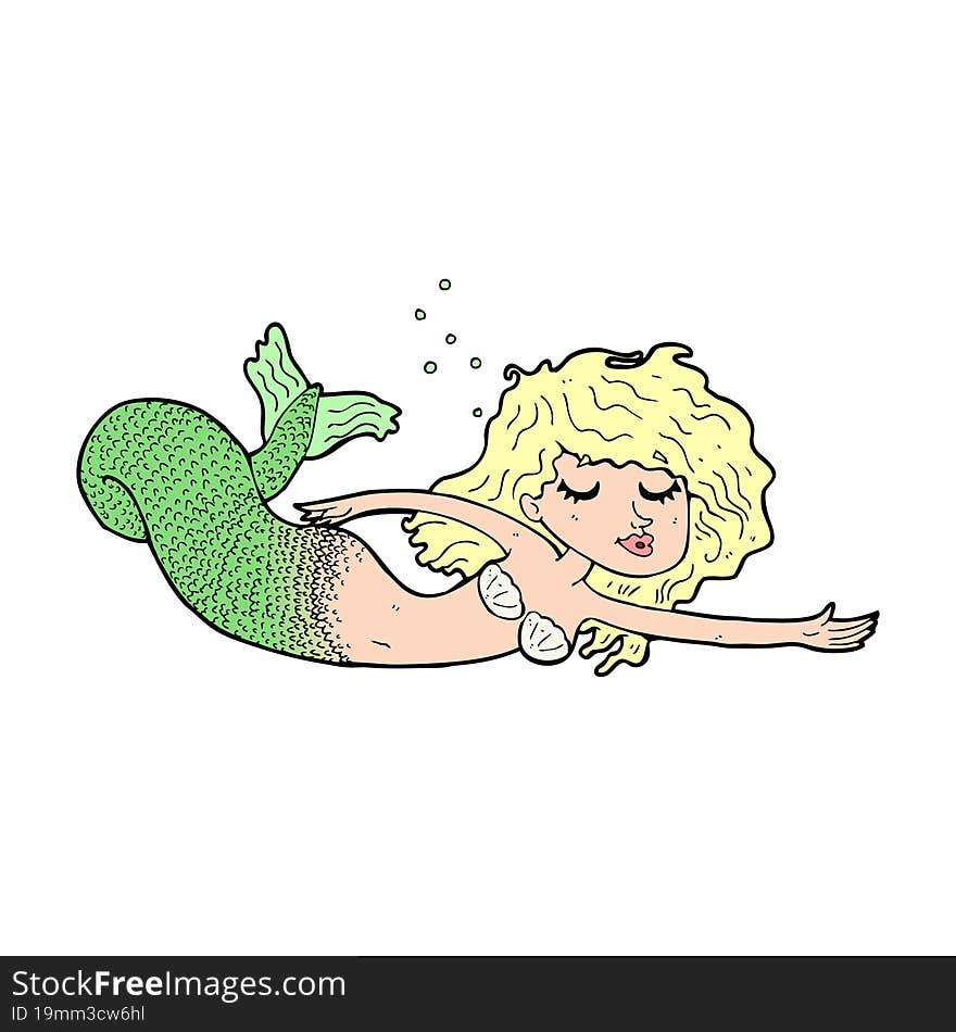 Cartoon Mermaid