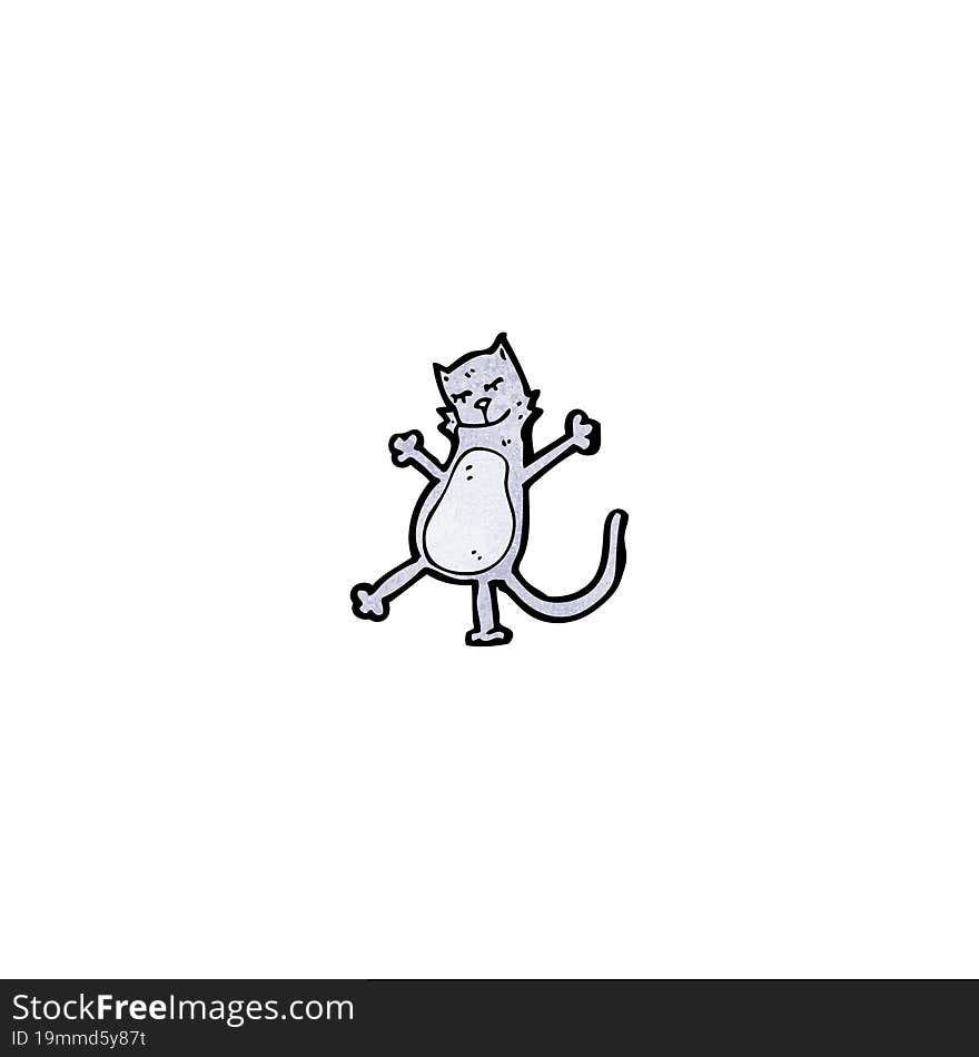 funny cartoon cat