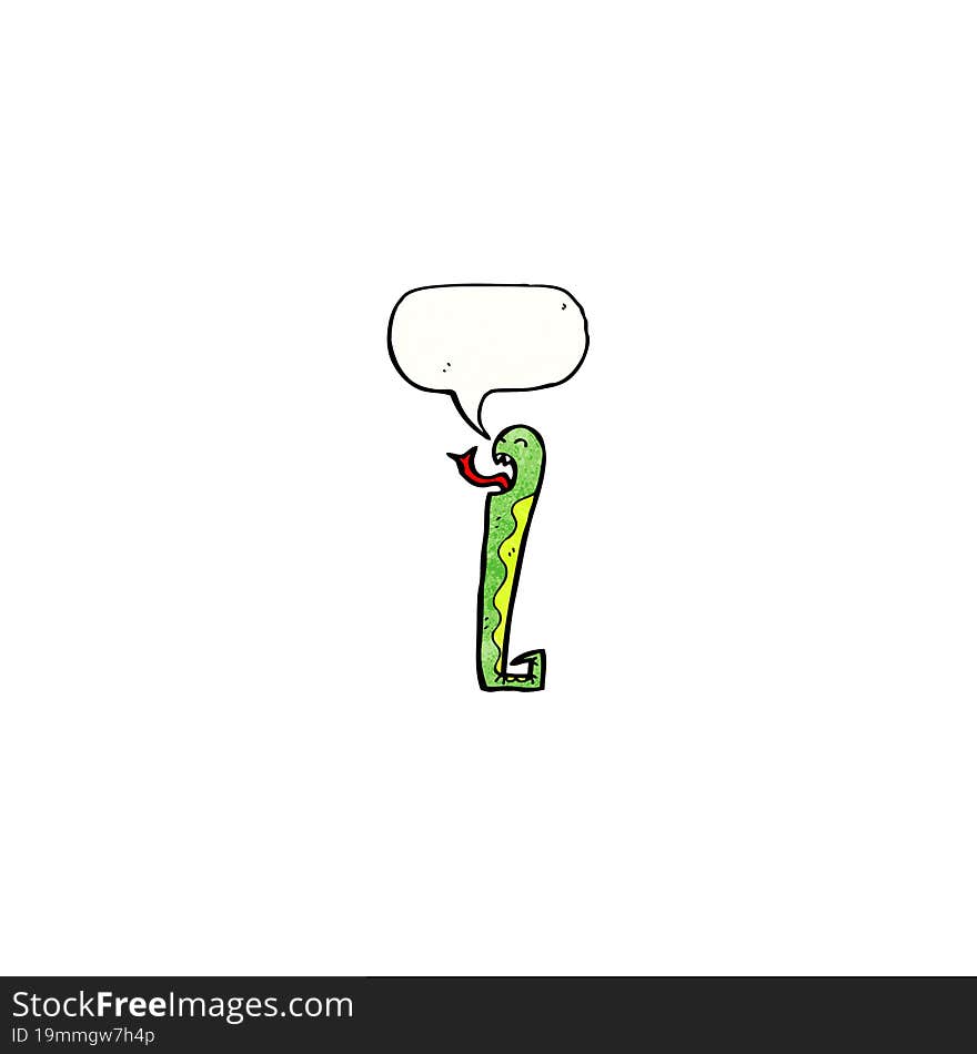 Hissing Snake Cartoon