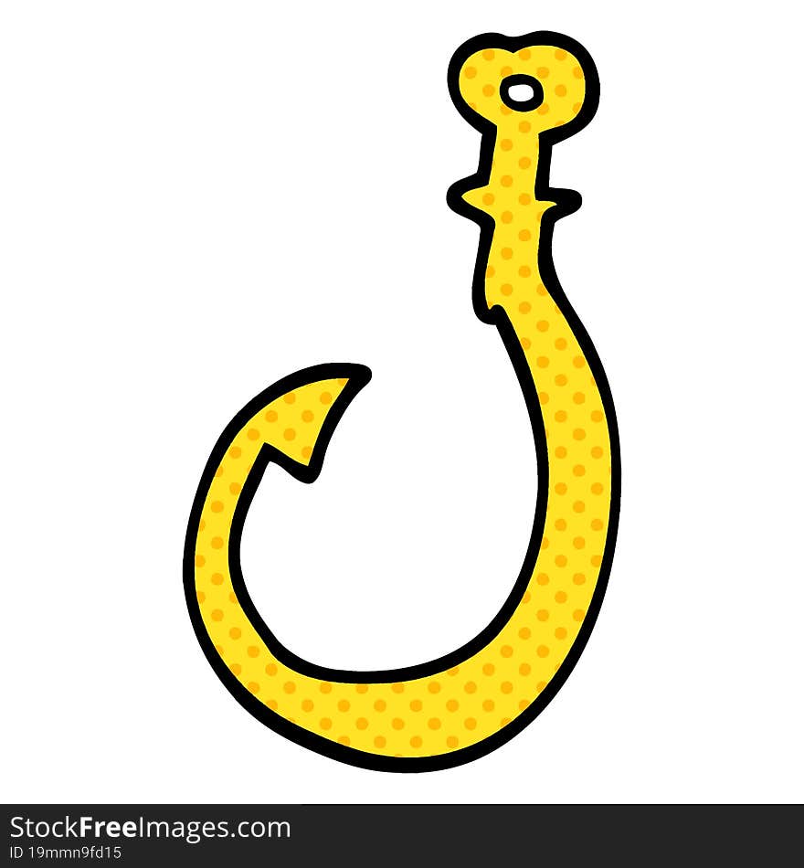 cartoon doodle hook