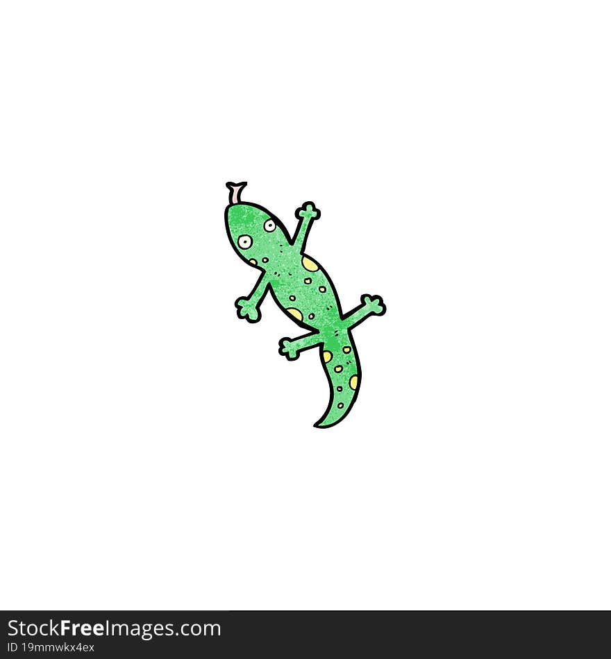 cartoon lizard