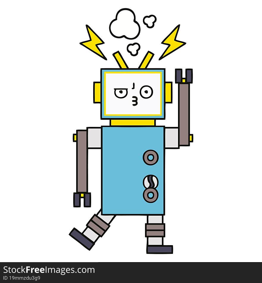 Cute Cartoon Robot