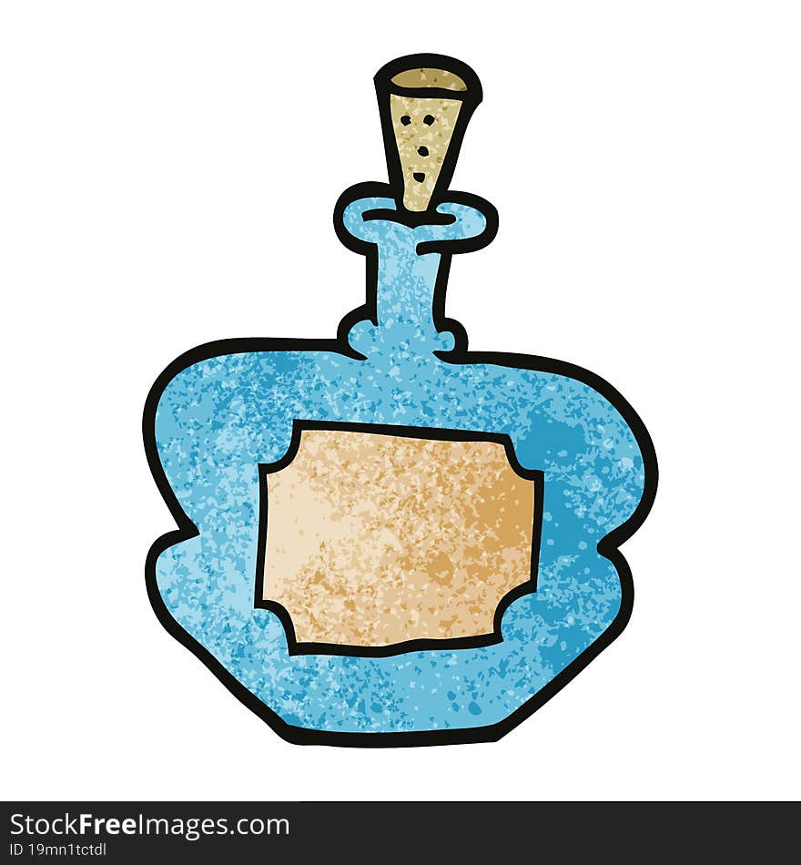 Cartoon Doodle Perfume Bottle