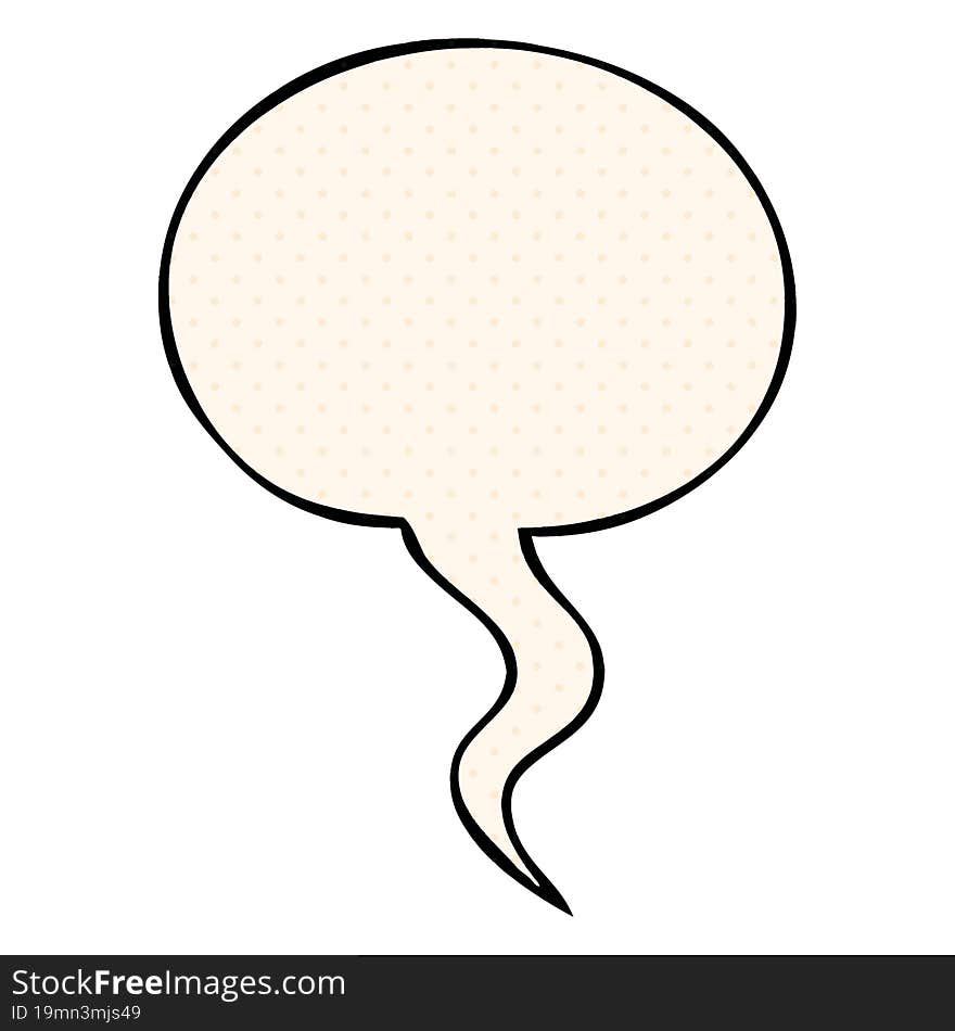 cartoon speech bubble in comic book style and speech bubble in comic book style