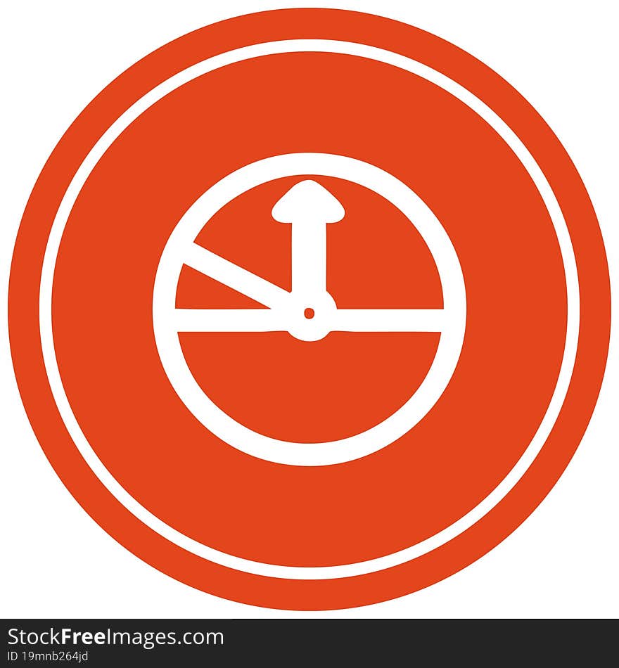 speedometer circular icon