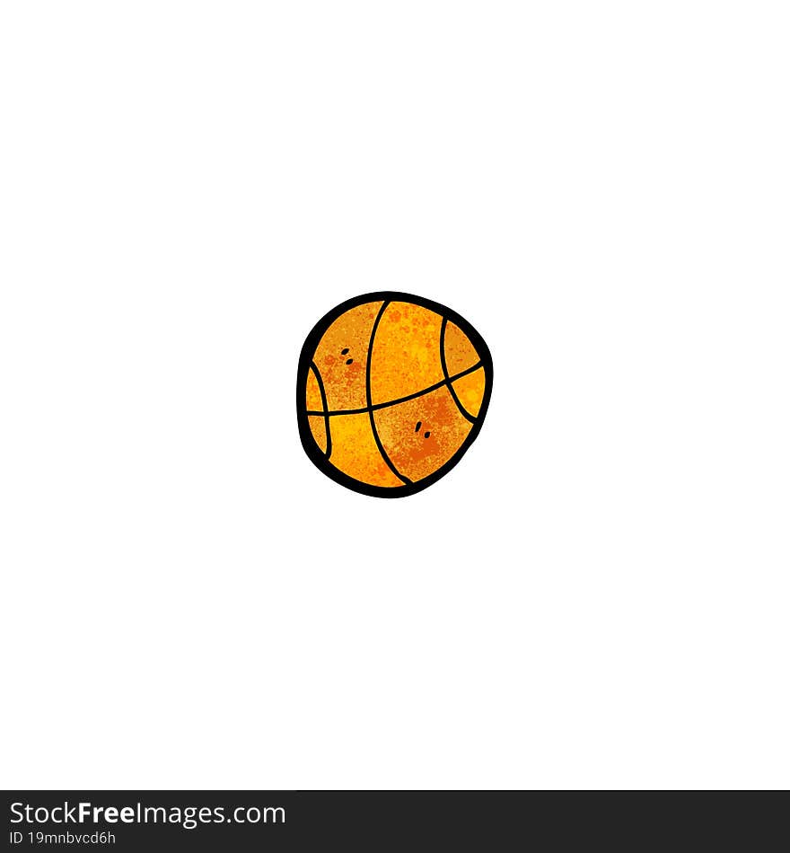 cartoon basketball