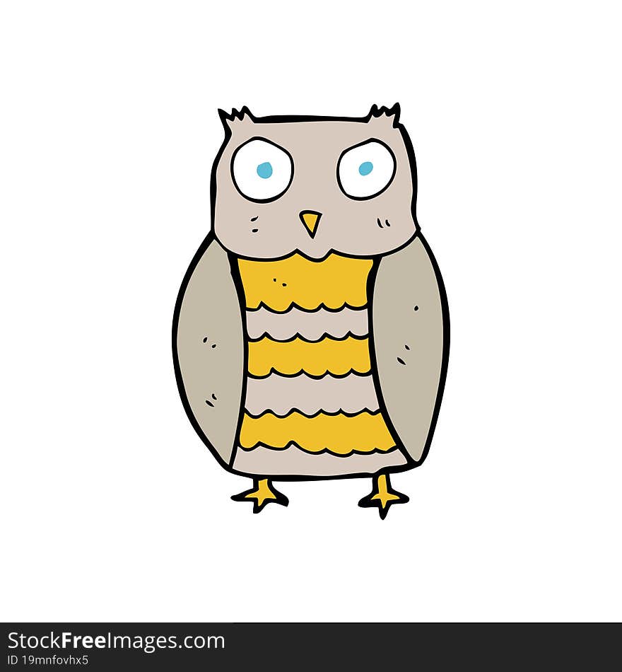 cartoon owl