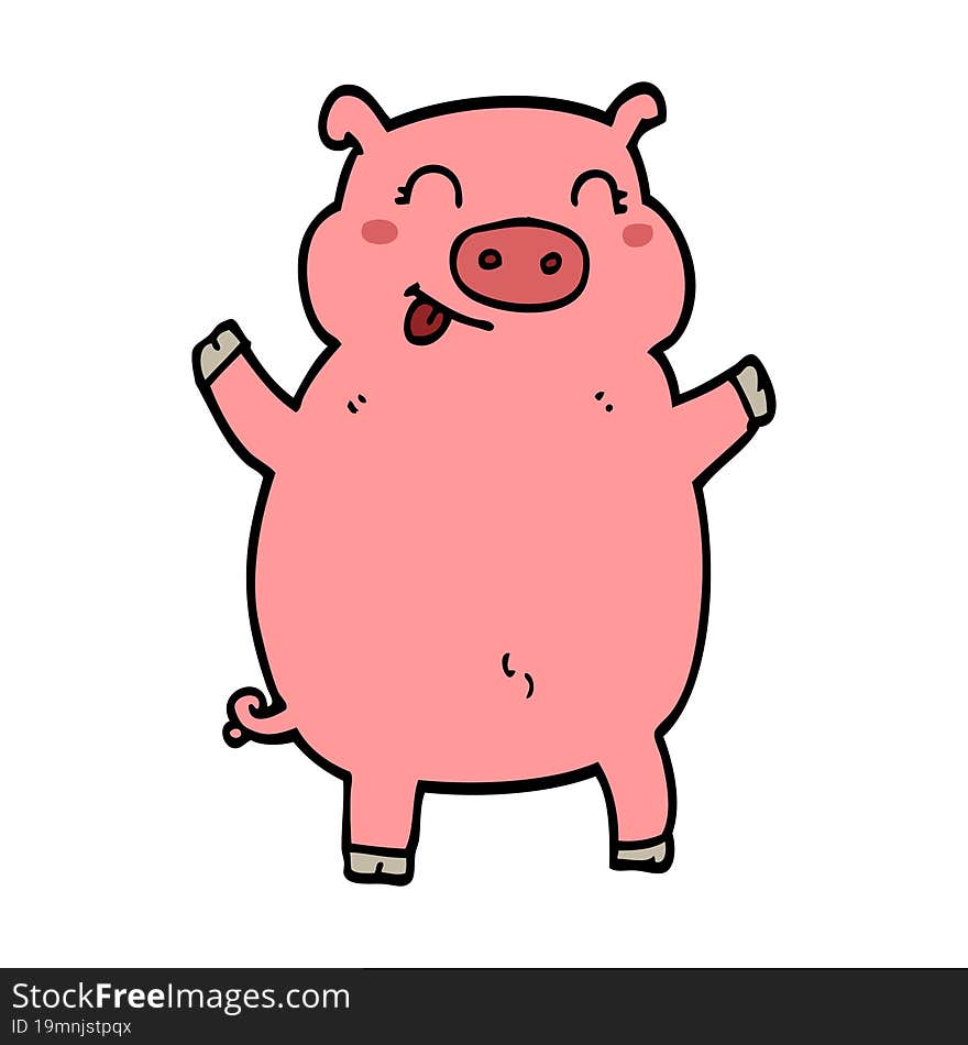 Cartoon Pig