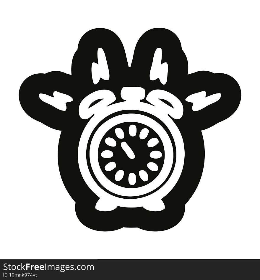 alarm clock icon symbol