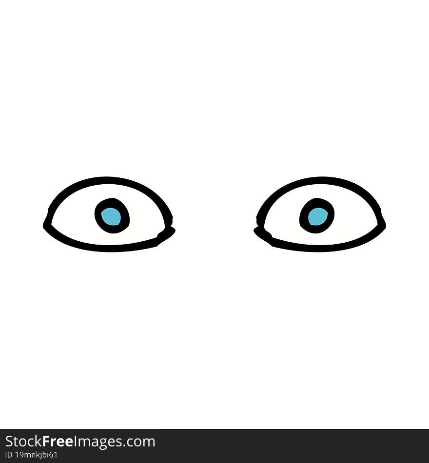 Cartoon Staring Eyes