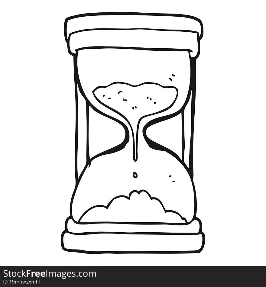 Black And White Cartoon Timer