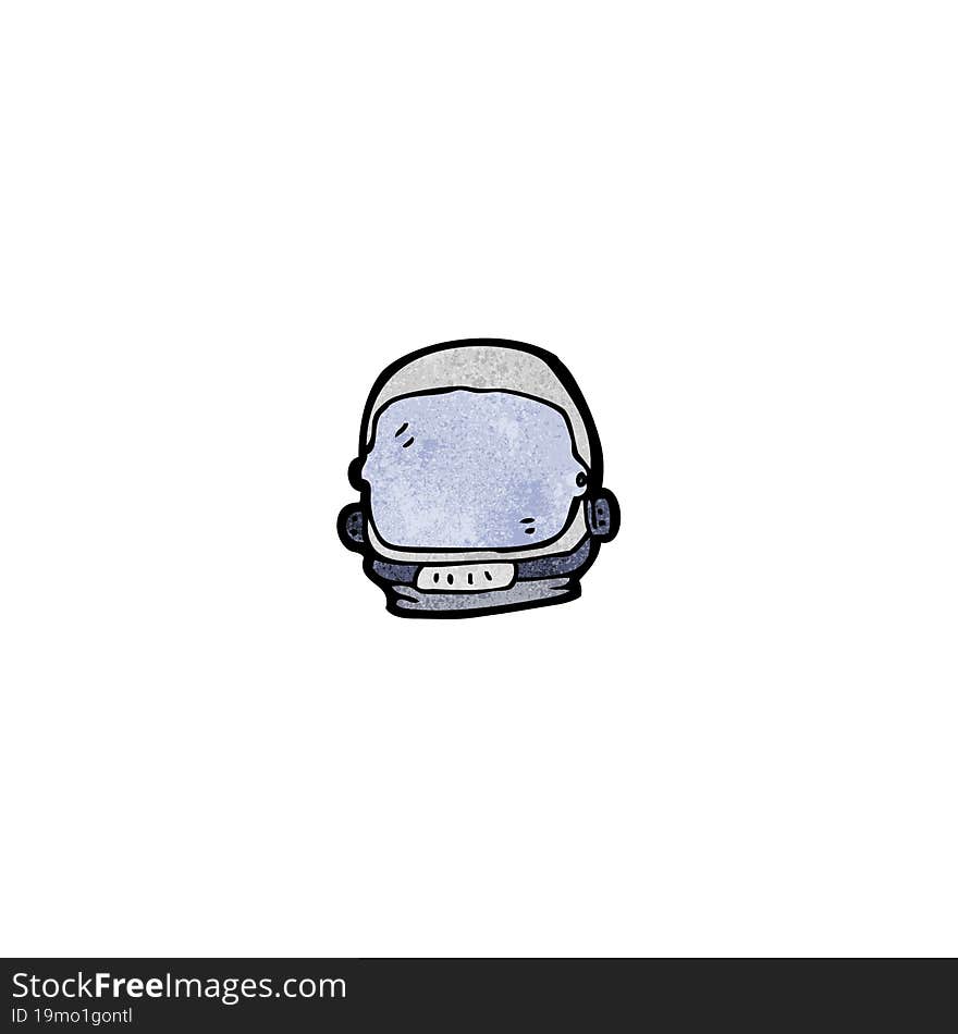 cartoon astronaut helmet