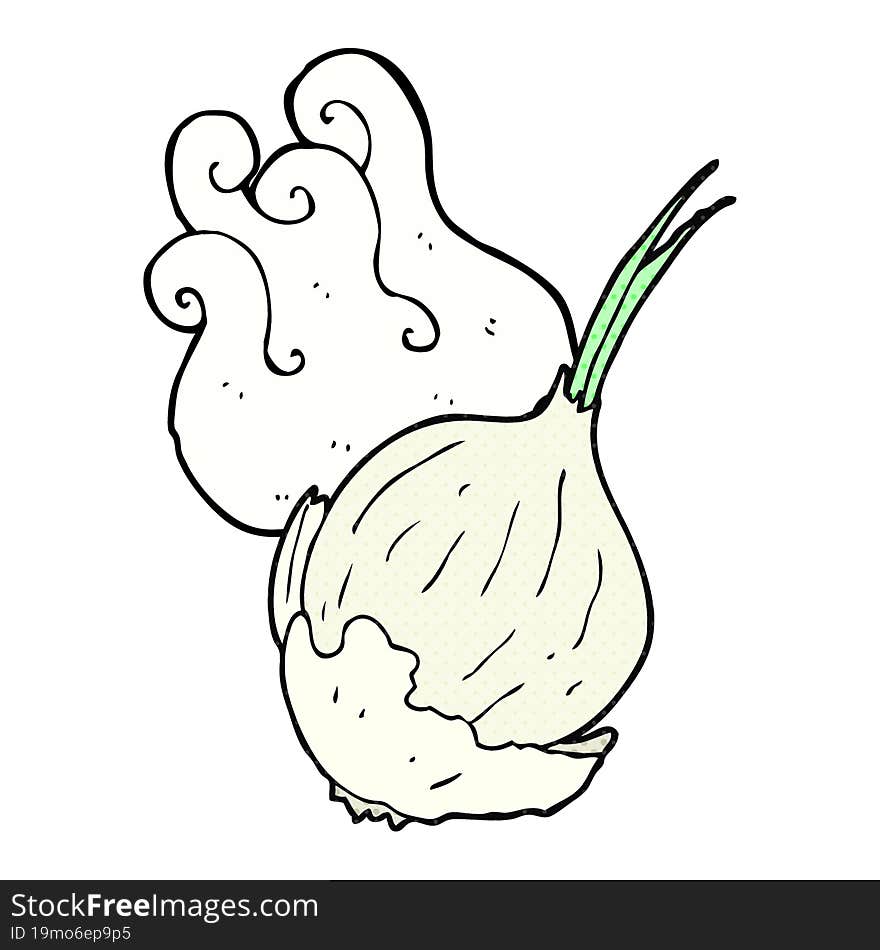 cartoon garlic