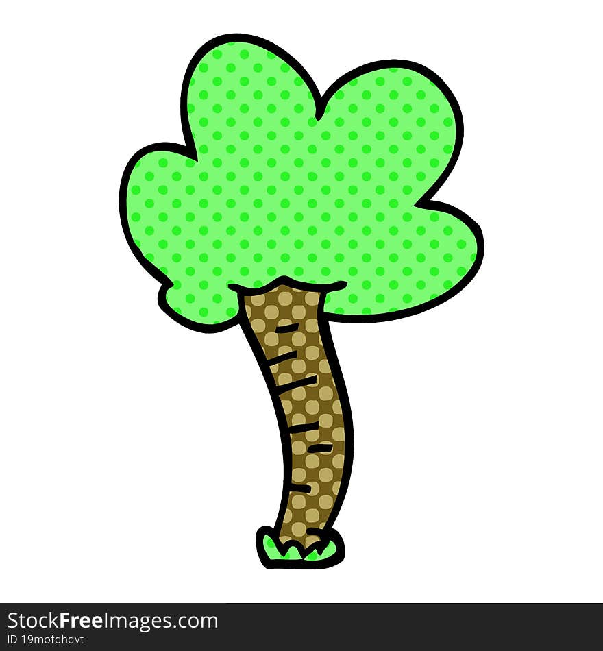 Cartoon Doodle Tree