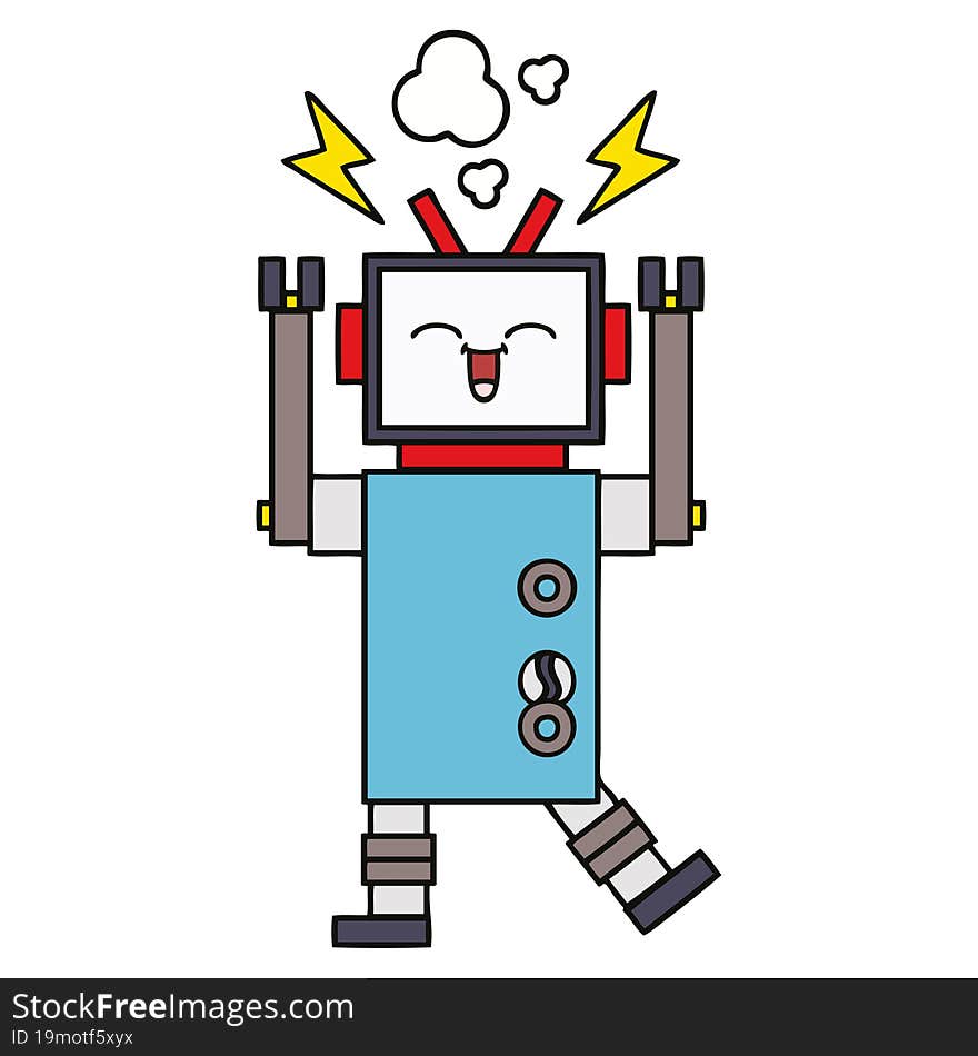 Cute Cartoon Robot