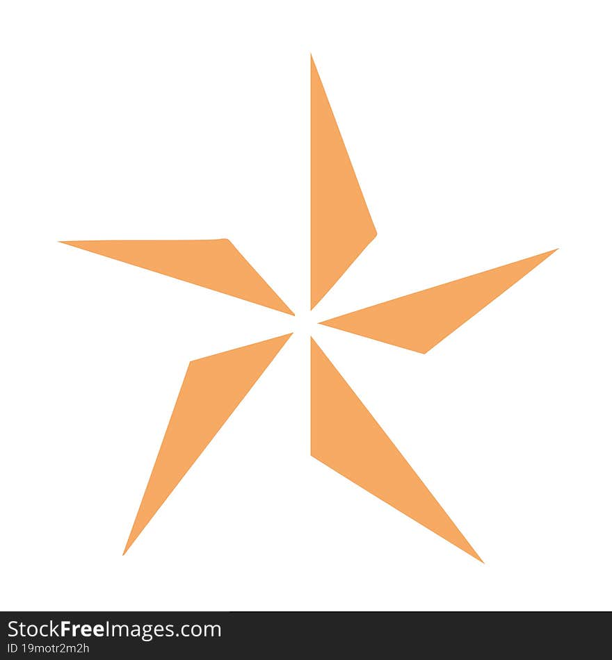 iconic tattoo style image of a star. iconic tattoo style image of a star