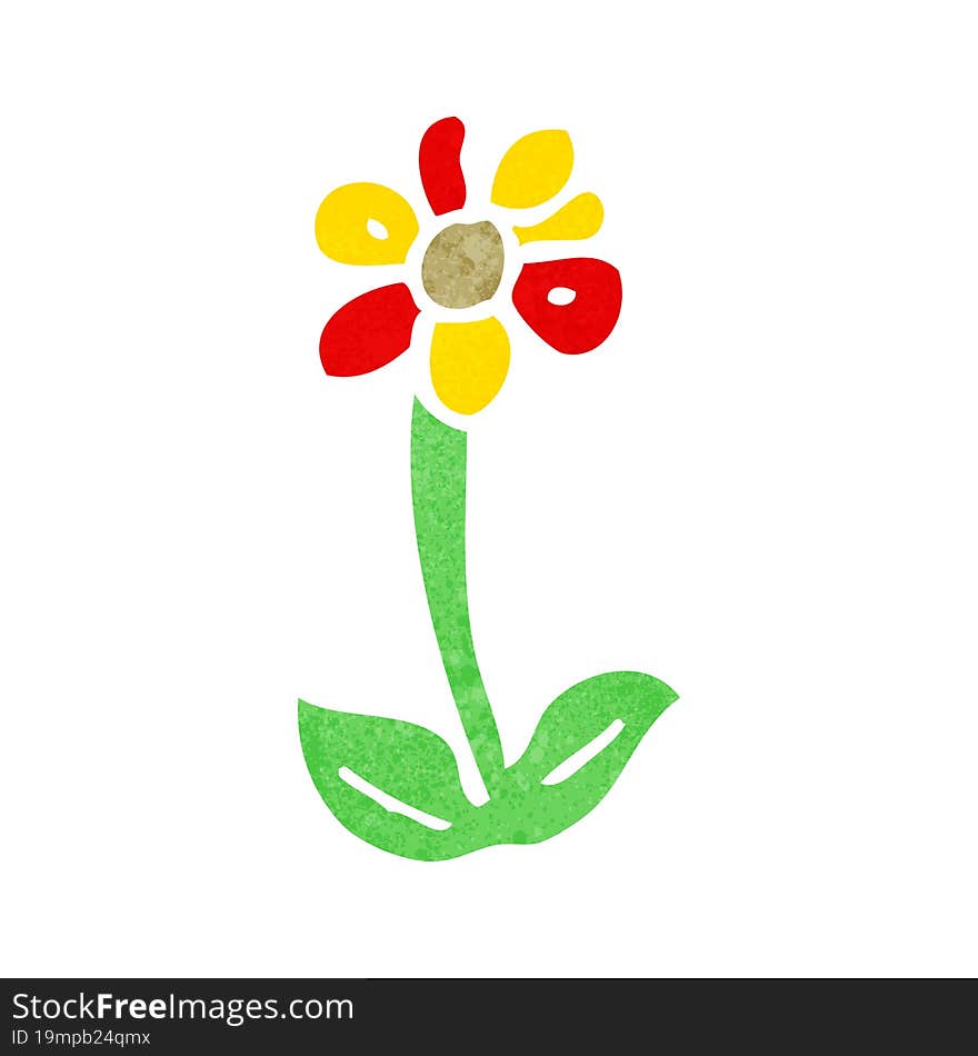 cartoon flower symbol