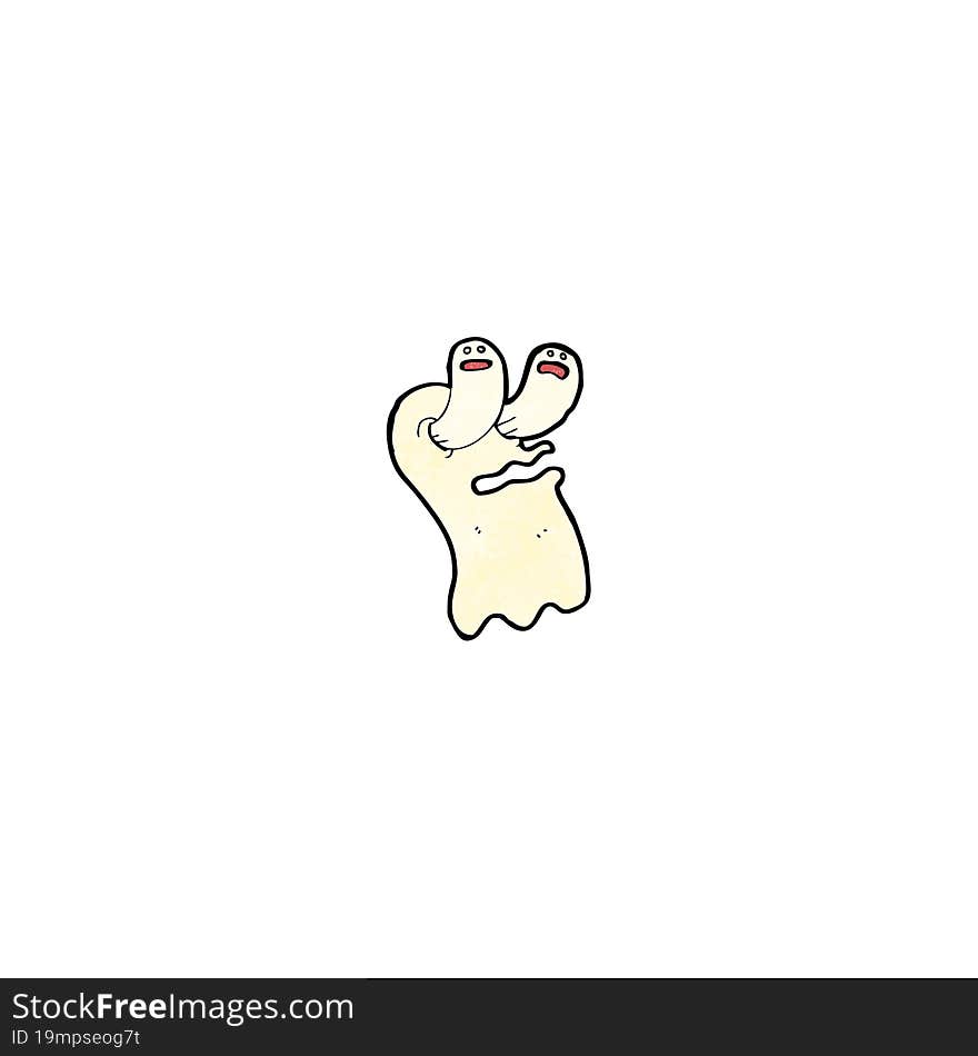 spooky cartoon ghost