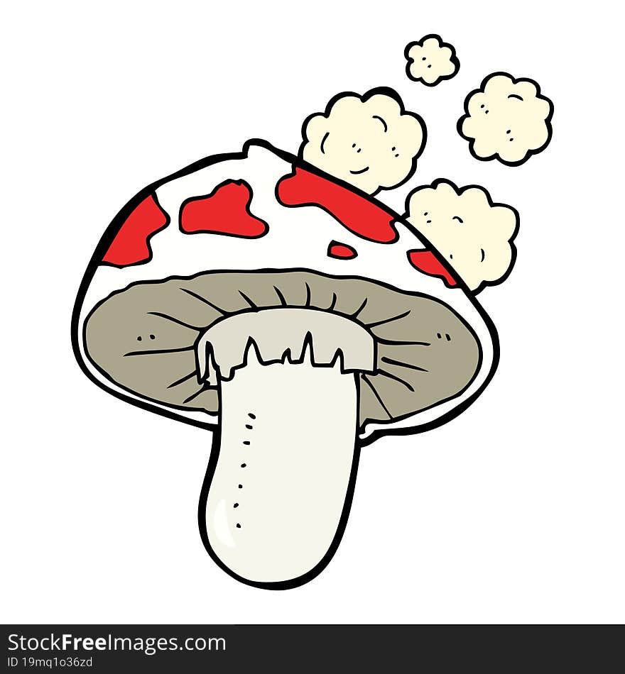 Cartoon Toadstool