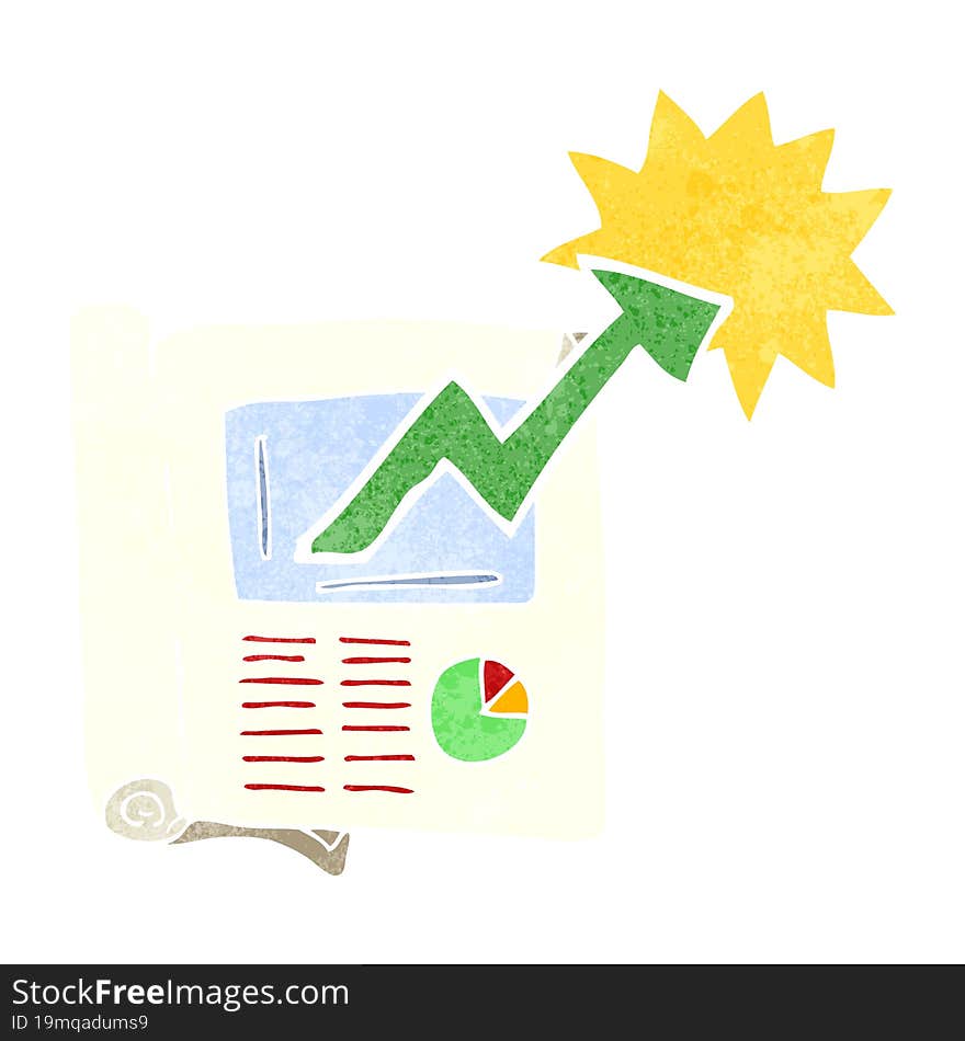 Retro Cartoon Business Document