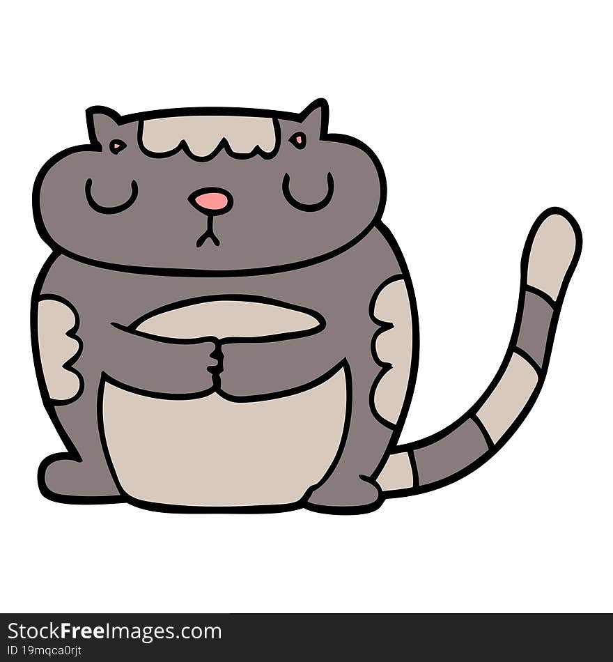 Cute Cartoon Cat