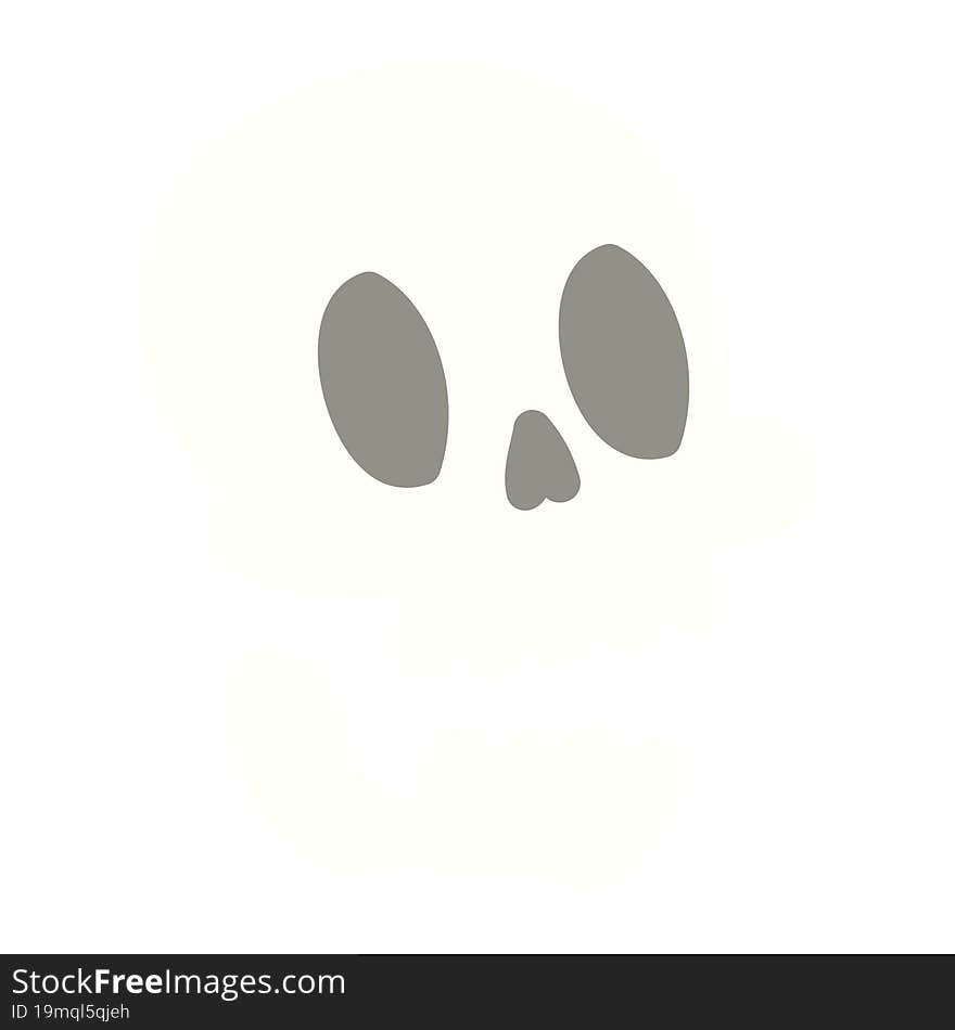 spooky halloween skull