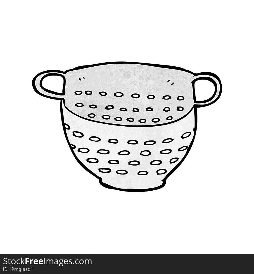 cartoon colander