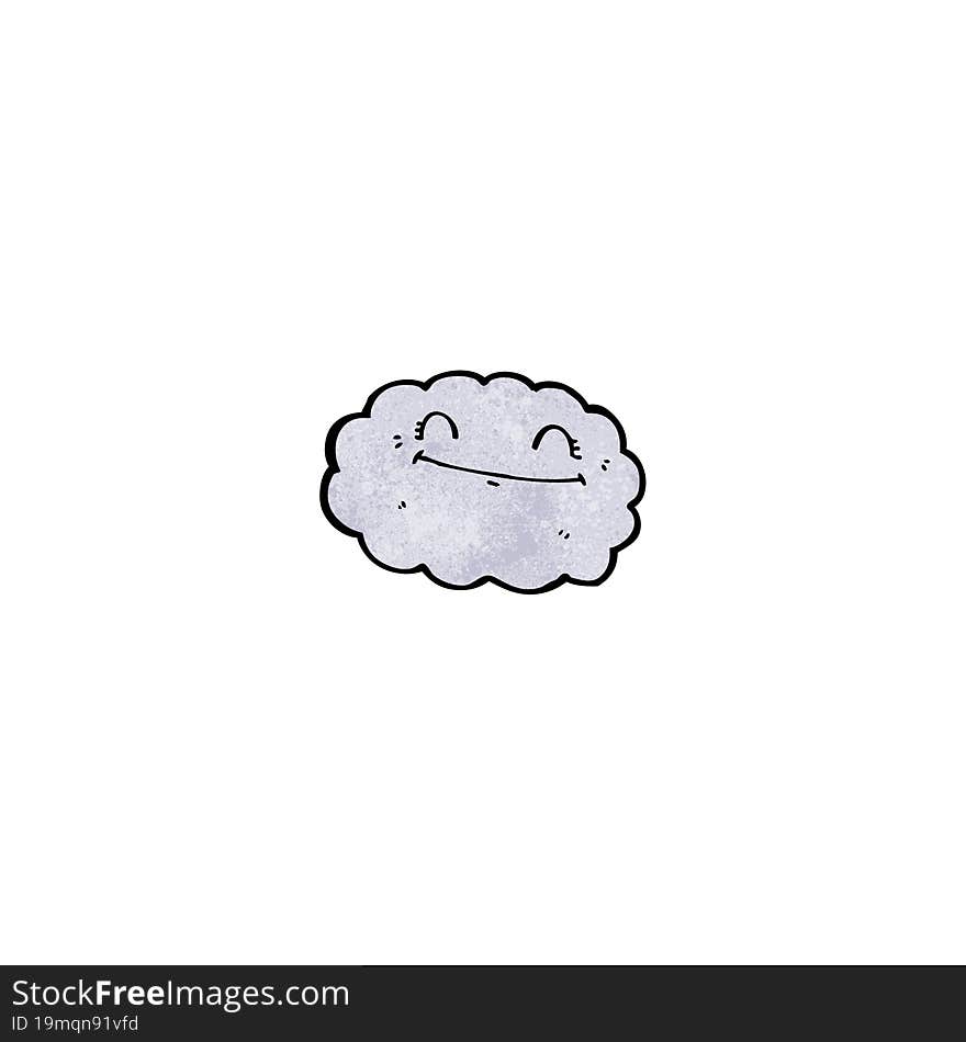 Cloud Cartoon Character