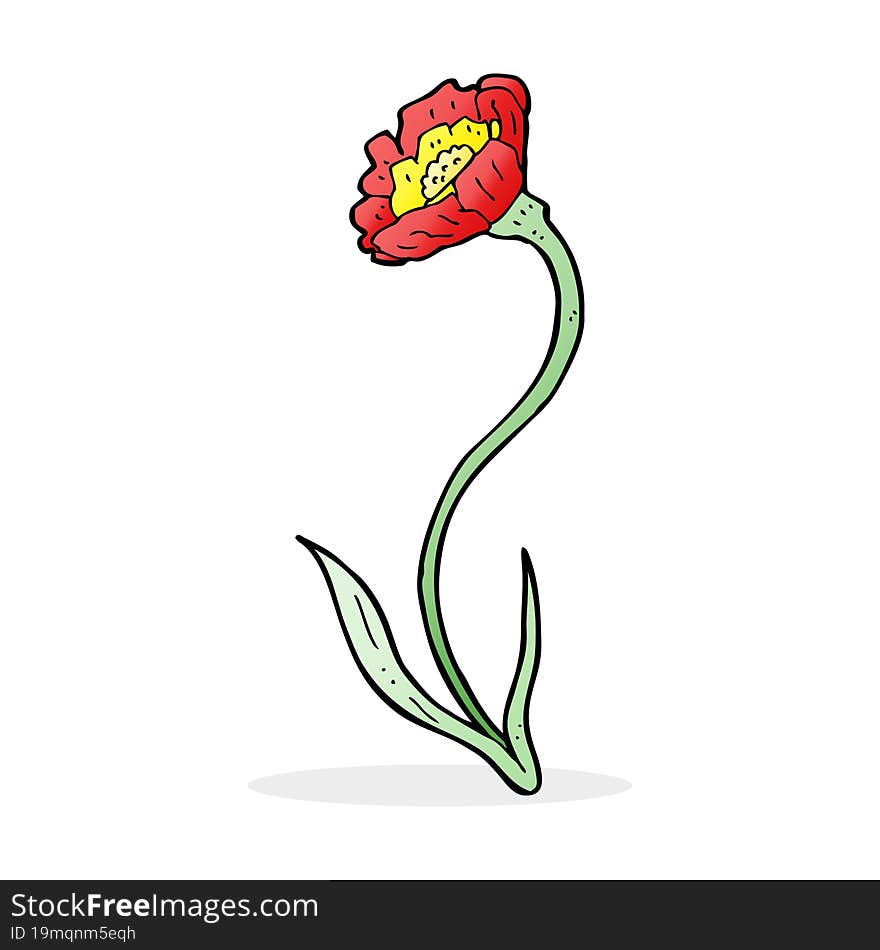 cartoon flower