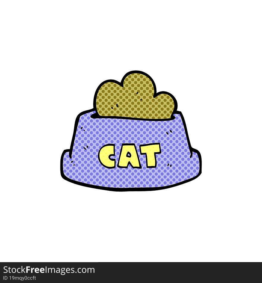 cartoon cat food