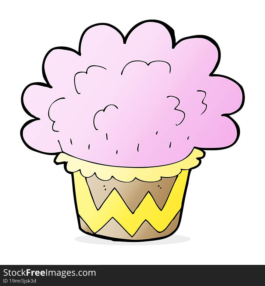 Cartoon Cupcake