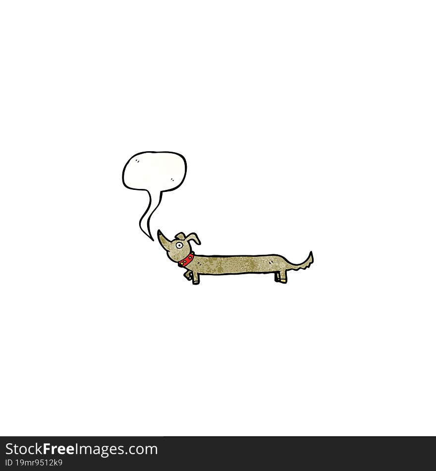 Cartoon Sausage Dog