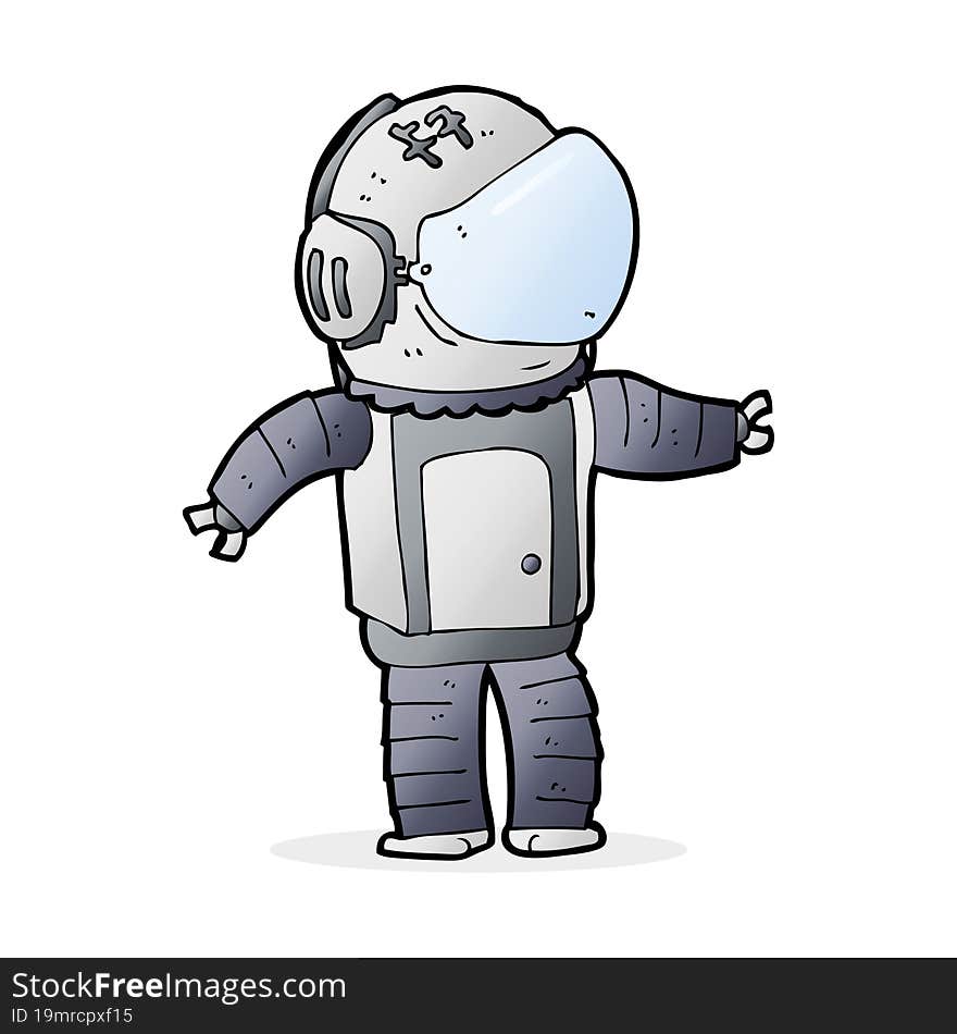 Cartoon Astronaut