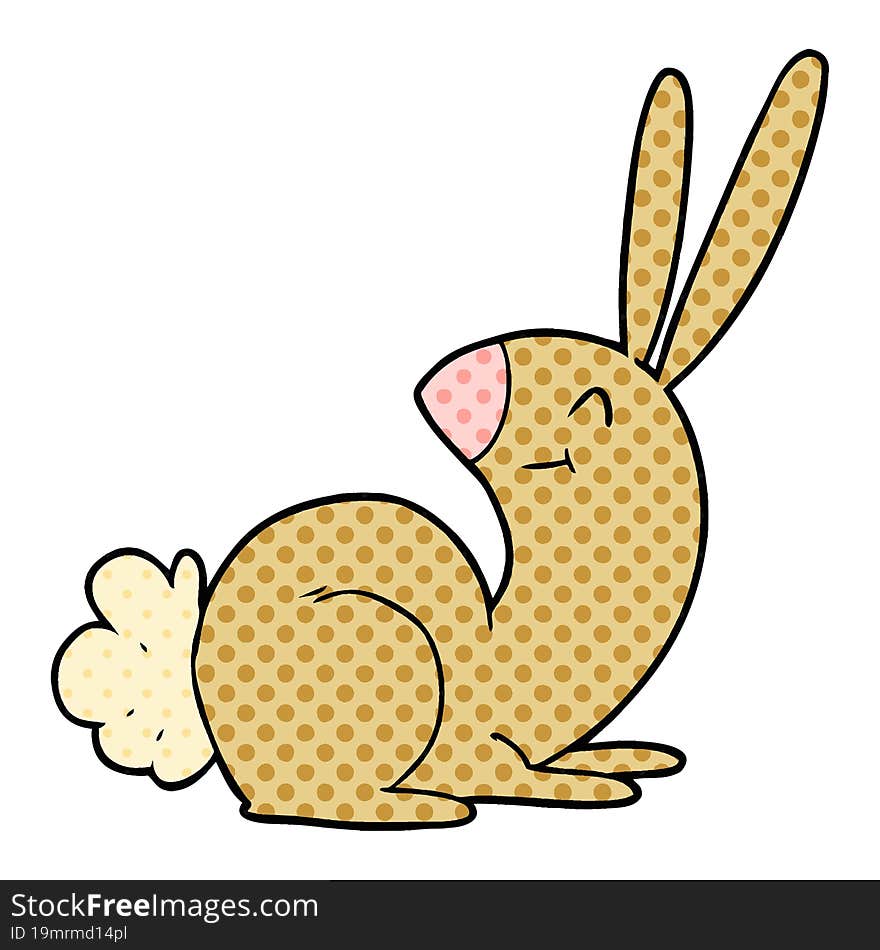 cute cartoon rabbit. cute cartoon rabbit