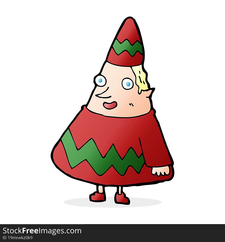 Cartoon Elf