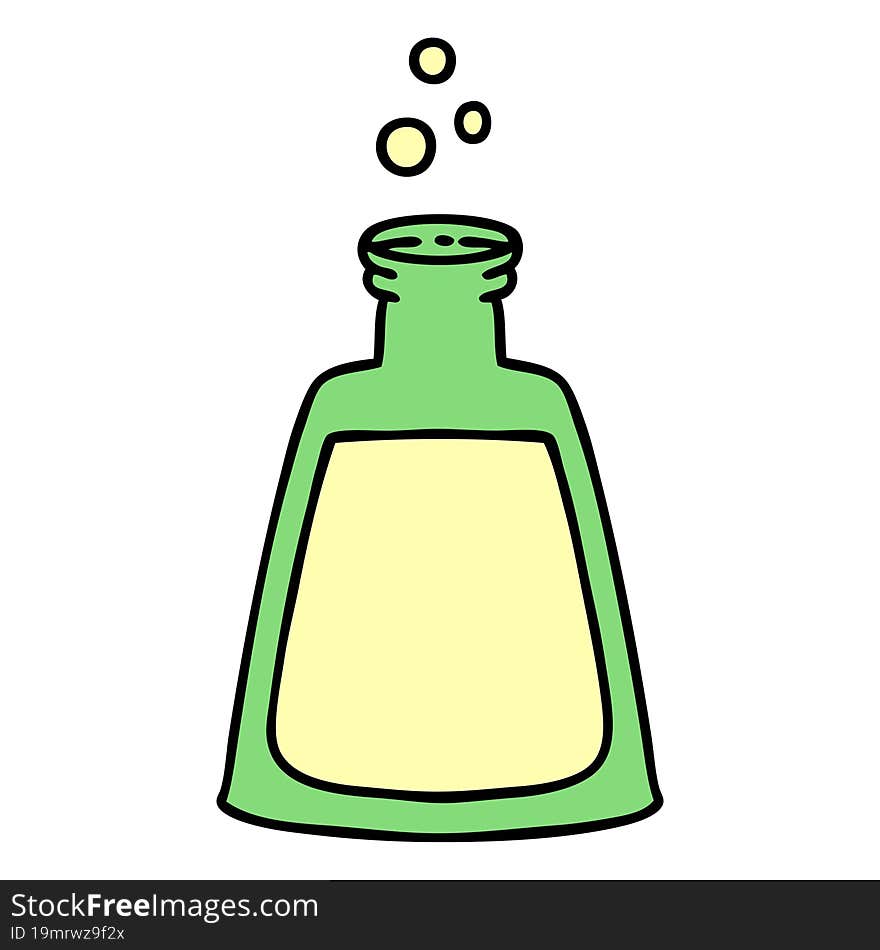 Bubbling Potion Bottle